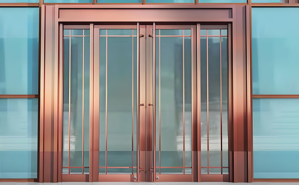 长安玻璃地弹门